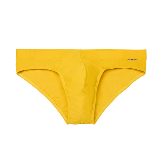 Swim Brief in Ochre Yellow