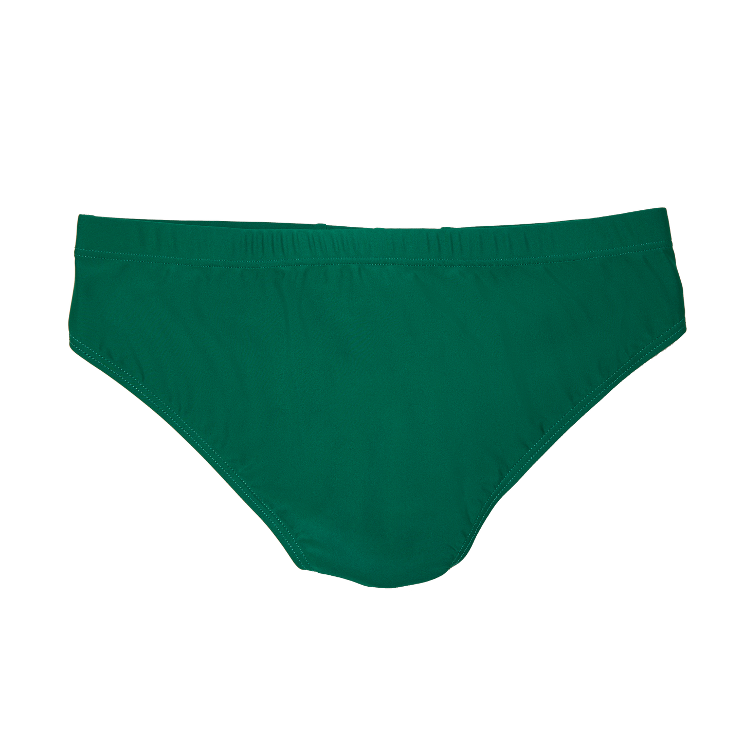 The Slip-on Swim Brief in Panna Green