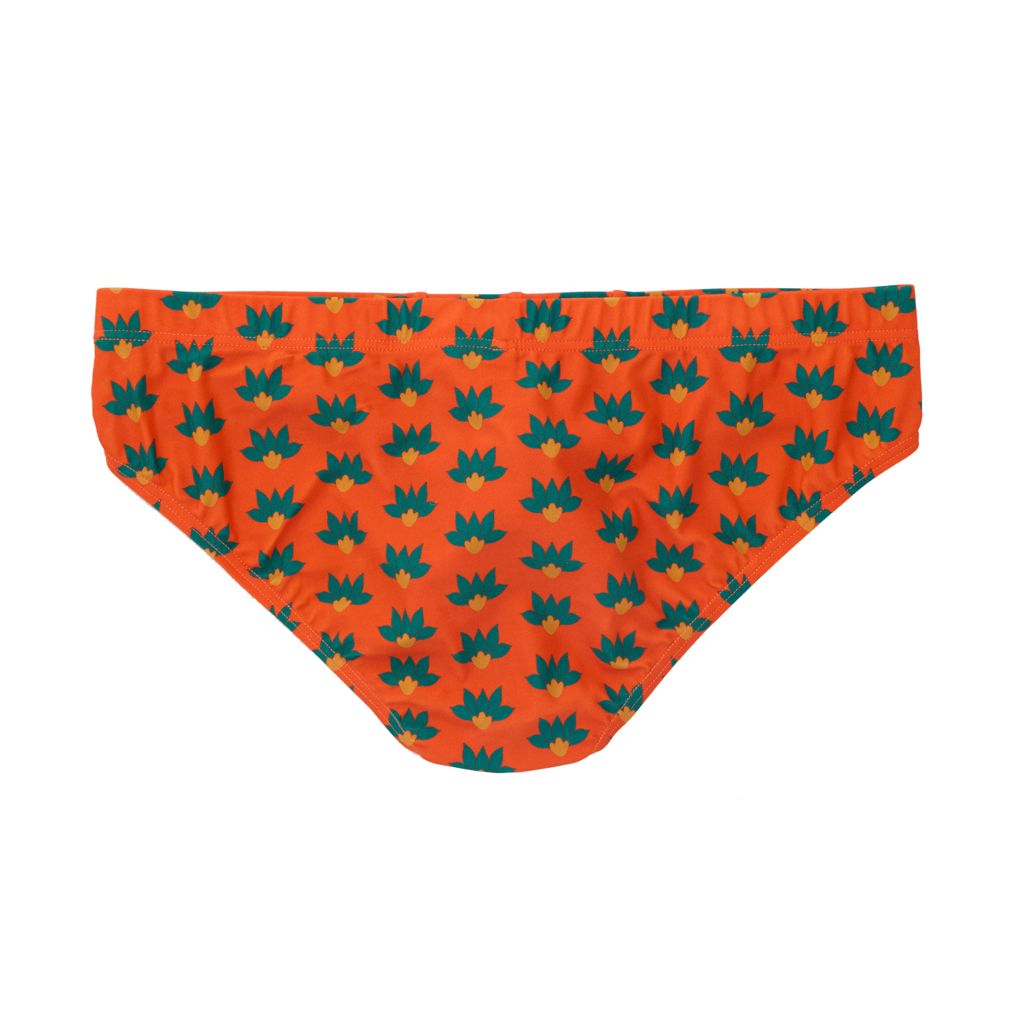 The Slip-on Swim Brief in Narangi Lotus