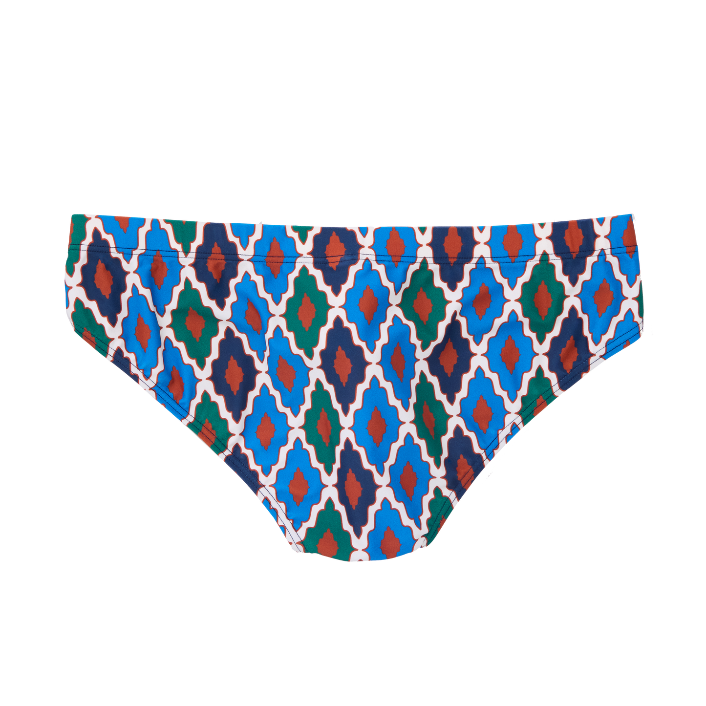 The Slip-on Swim Brief in Neela Mosaic
