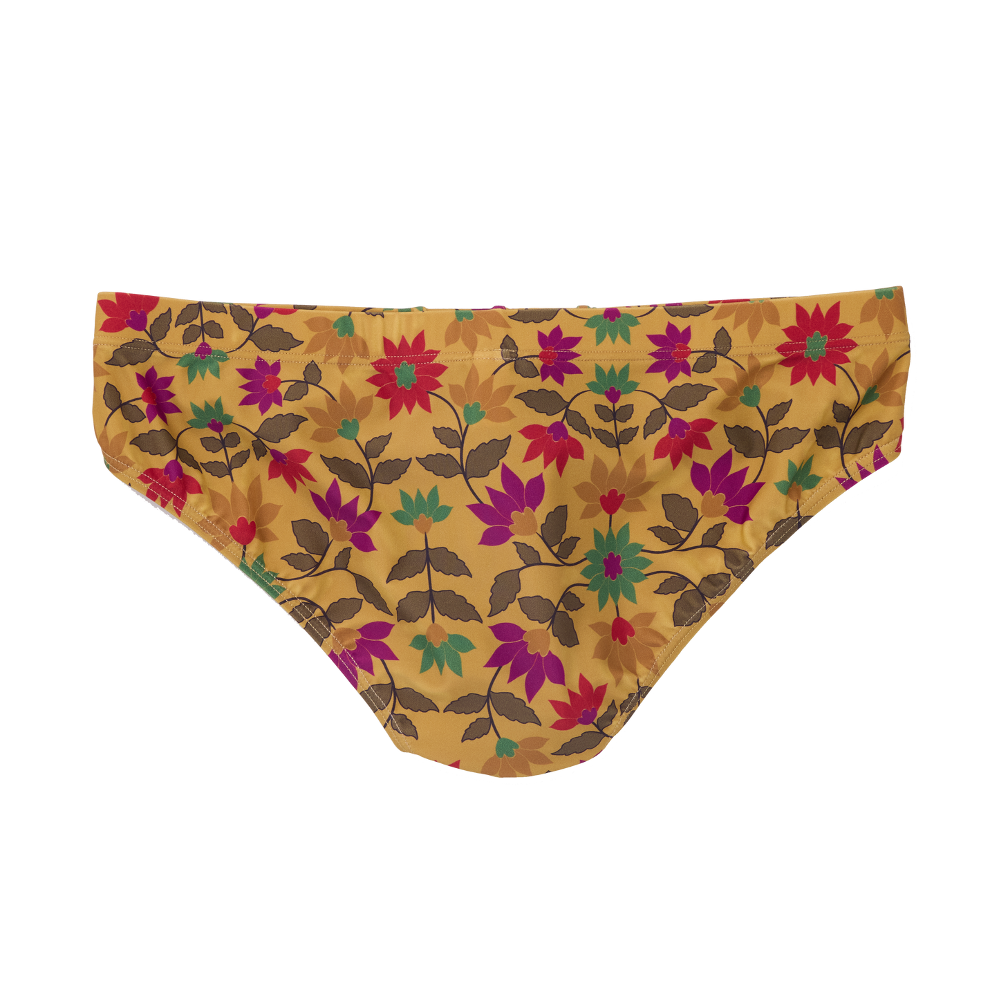 The Slip-on Swim Brief in Mughal Floral